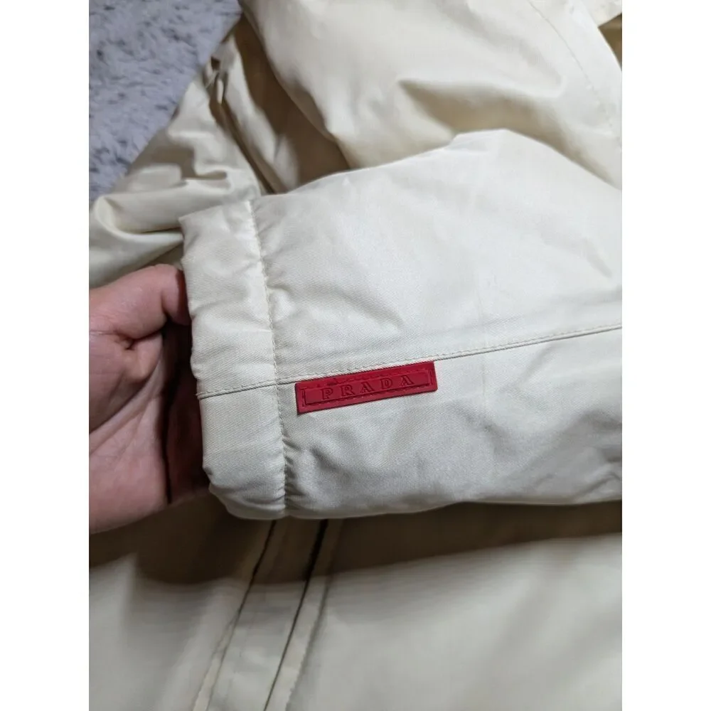 Prada Goretex Jacket Hood Nylon Art. 280336 Pockets Size 40 US 4